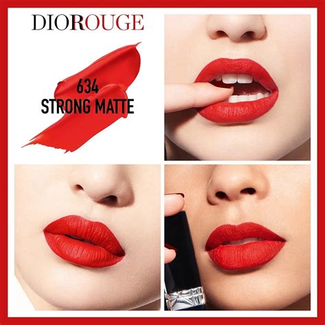 rouge dior 634 strong matte lipstick|999 pink dior lipstick.